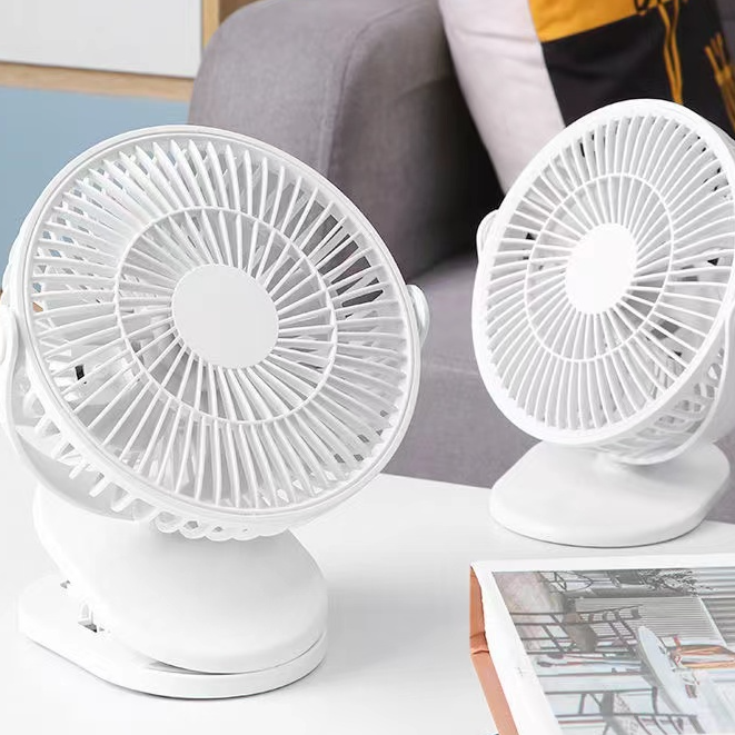 帶可充電電池的夾式檯扇